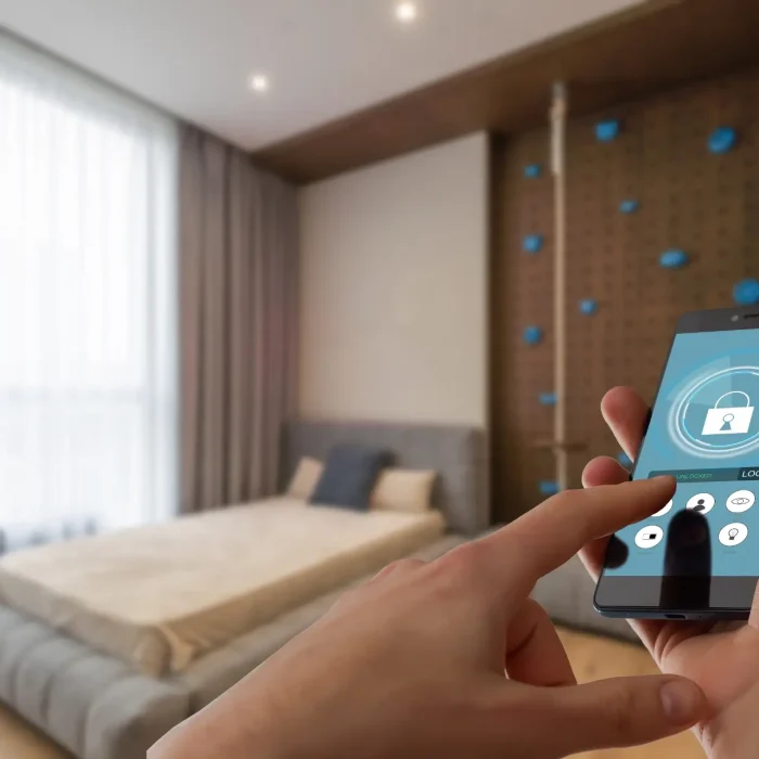 Bedroom automation controlled by mobile devices