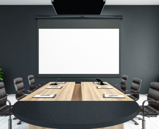 Smart foldable Screen for meeting and conference room