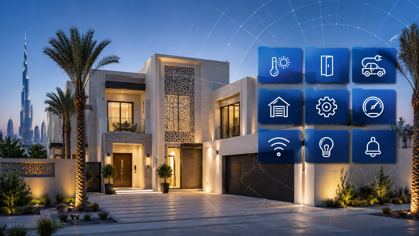 Smart home automation service company dubai image showing the recently automated home